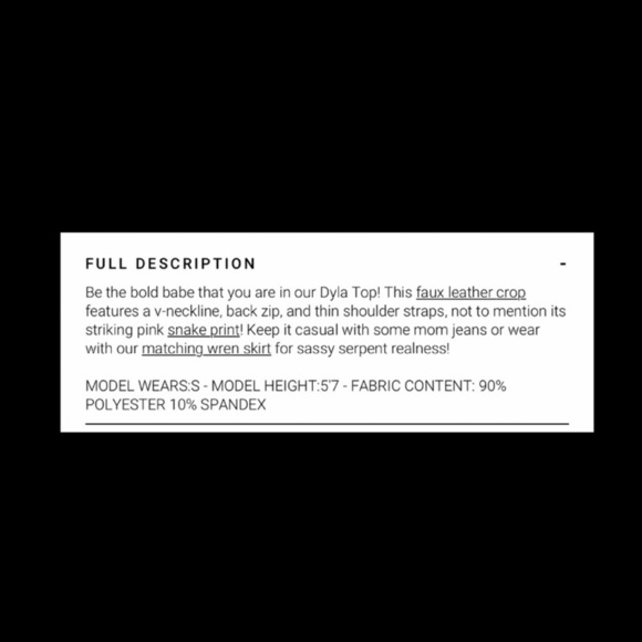 MOTEL Dyla Crop Top. - Picture 6 of 8